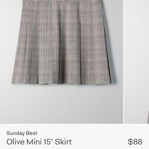 Sunday Best Plaid Skirt